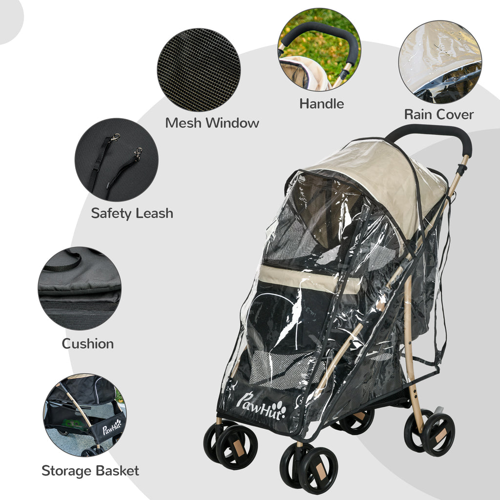 Pet Stroller For Small And Miniature Dogs, With Rain – image 10
