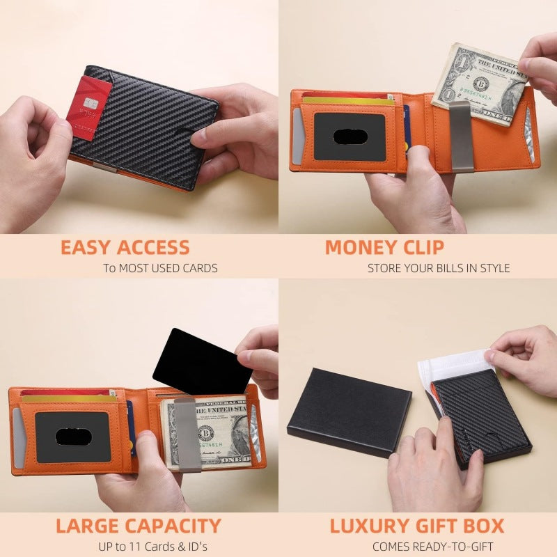 Men's RFID bi-fold wallet - image 2