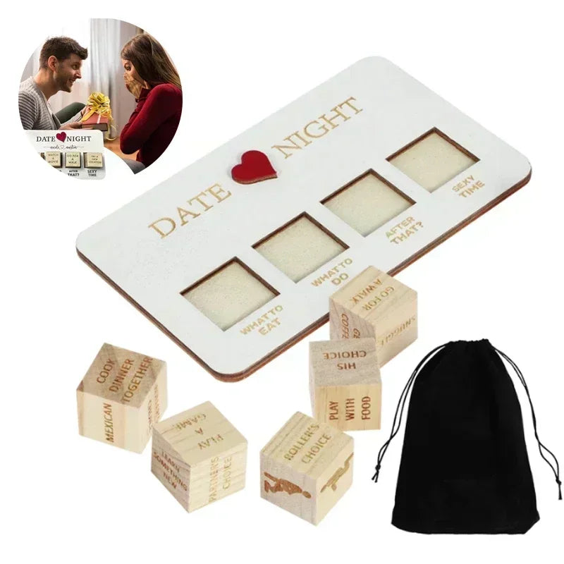 Wooden Date Night Dice – image 2