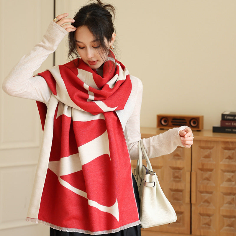 Women's Thick Warm Winter Scarf – image 4
