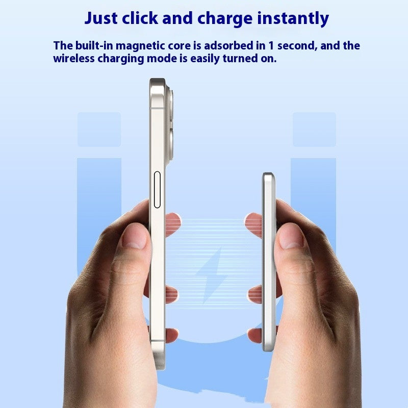 Ultra-Thin Magnetic Wireless Power Bank – PD 20W – image 2