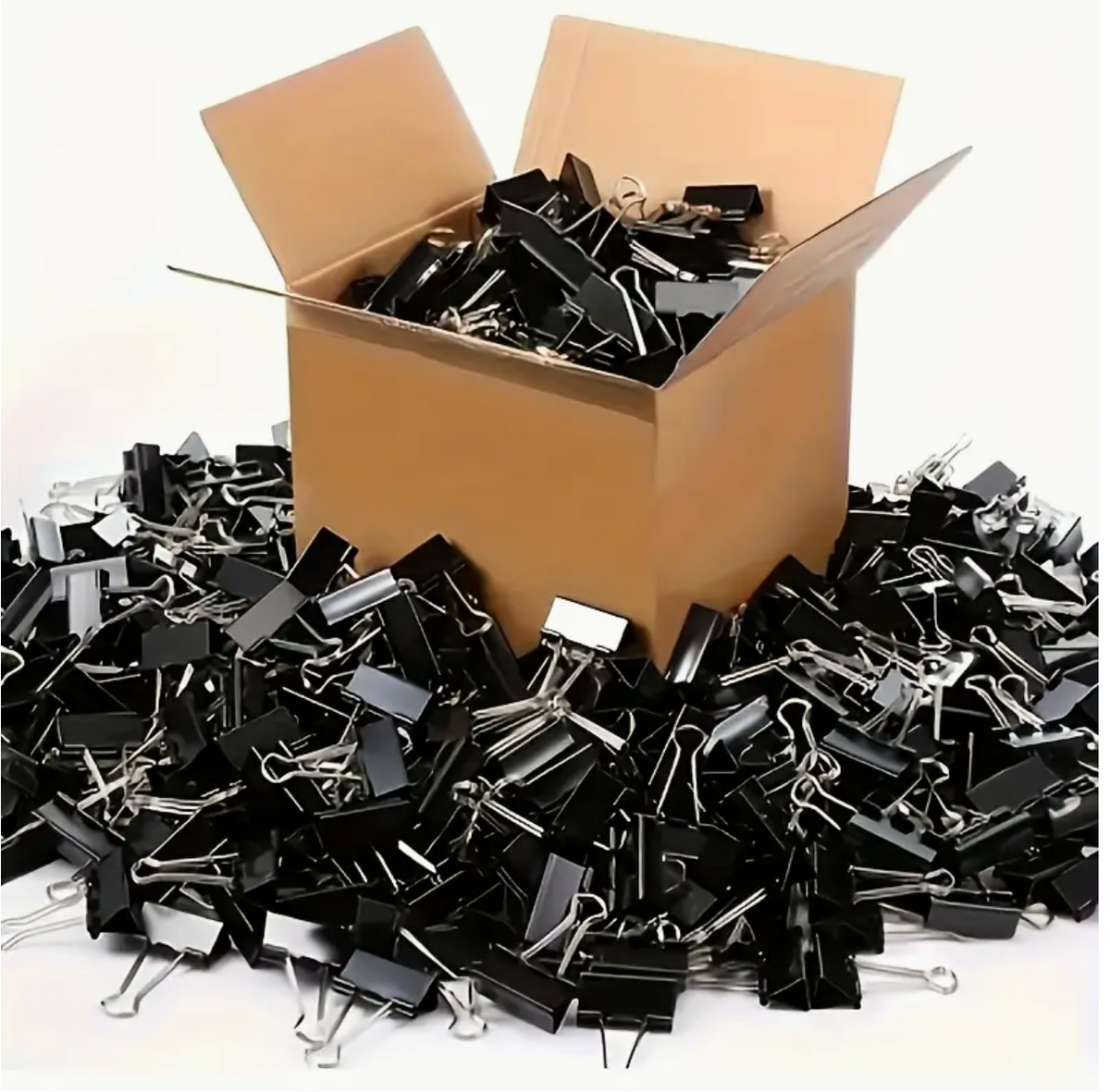 Binder Clips – Pack of 60 Medium Metal Clips, 16 mm