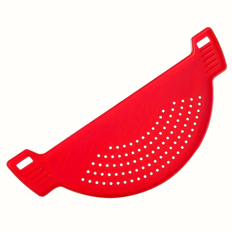 Pan Edge Strainer – Clip-On Colander for Pots & Pans