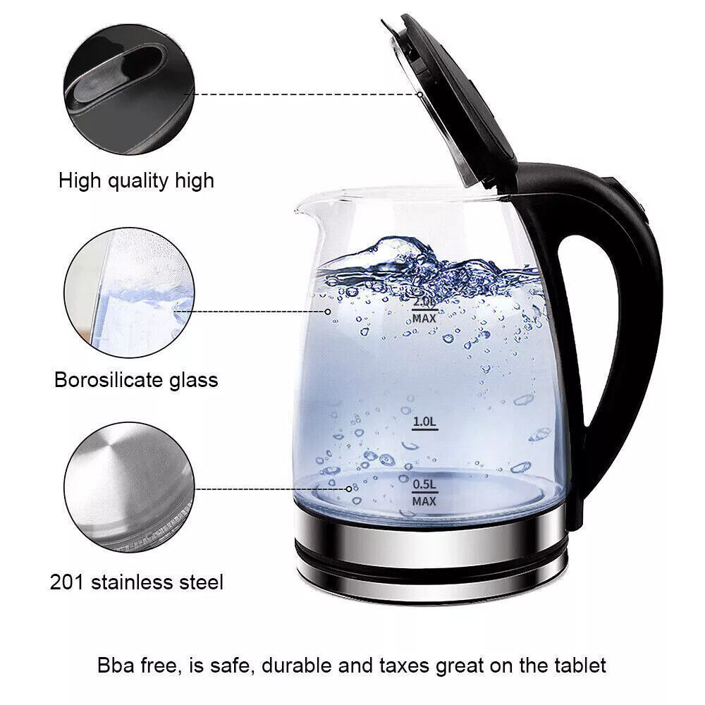 2L Glass Electric Kettle – image 6