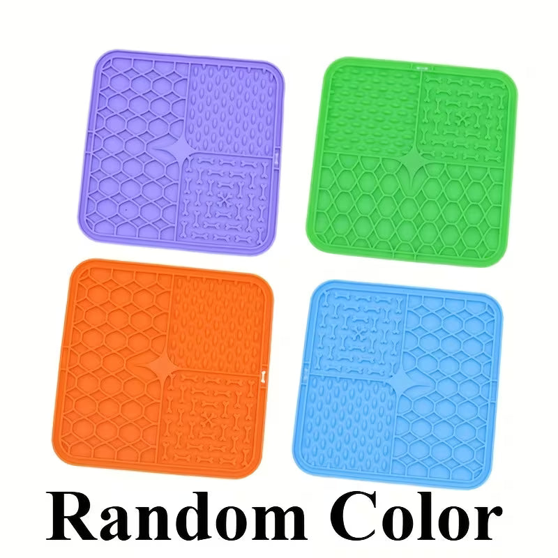 Pet Licking Mat – Pack of 3 Slow Feeder Mats for Dogs & Cats