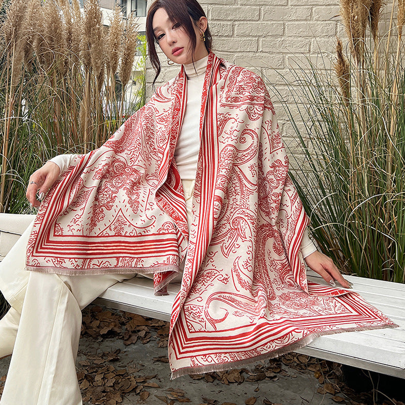 Women's Thick Warm Winter Scarf – image 11