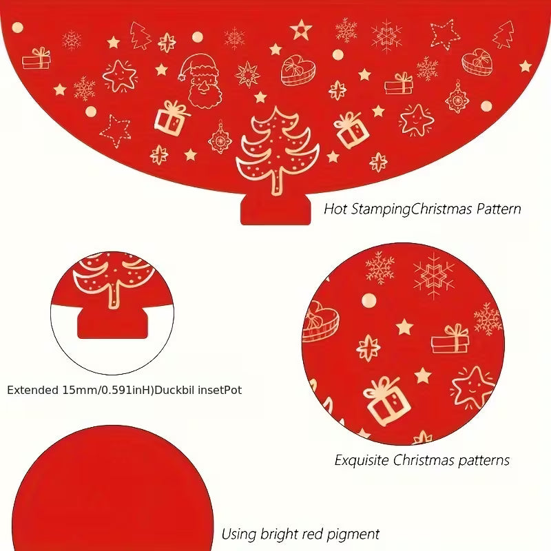 Red Christmas Gift Envelopes – Pack of 2, Gold Foil, Self-Seal