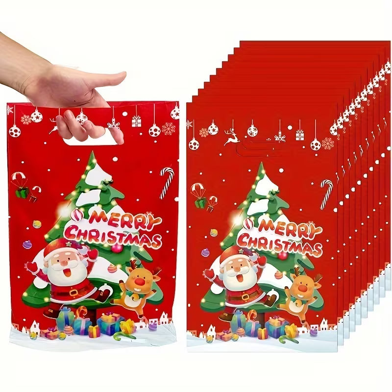 Shimmering Bead Gift Bags – Pack of 10 Reusable Party Bags