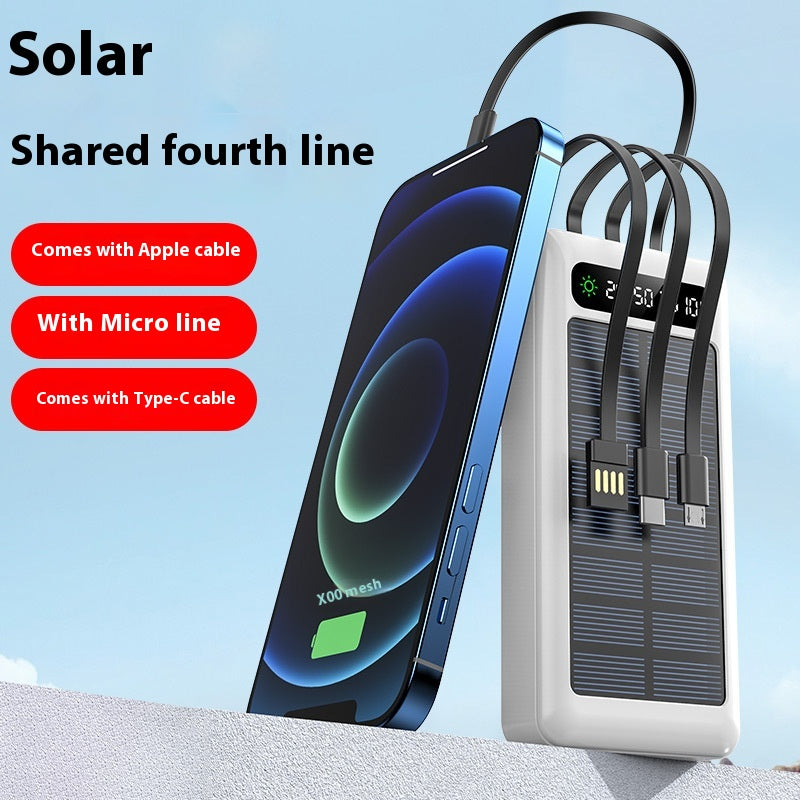 30,000mAh Solar Power Bank with Cable – image 6
