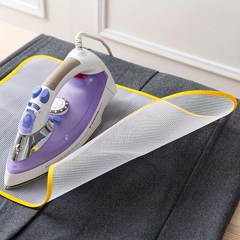 1pc High-Temperature Protective Ironing Cloth – Pressing Mesh Insulating Pad for Clothes