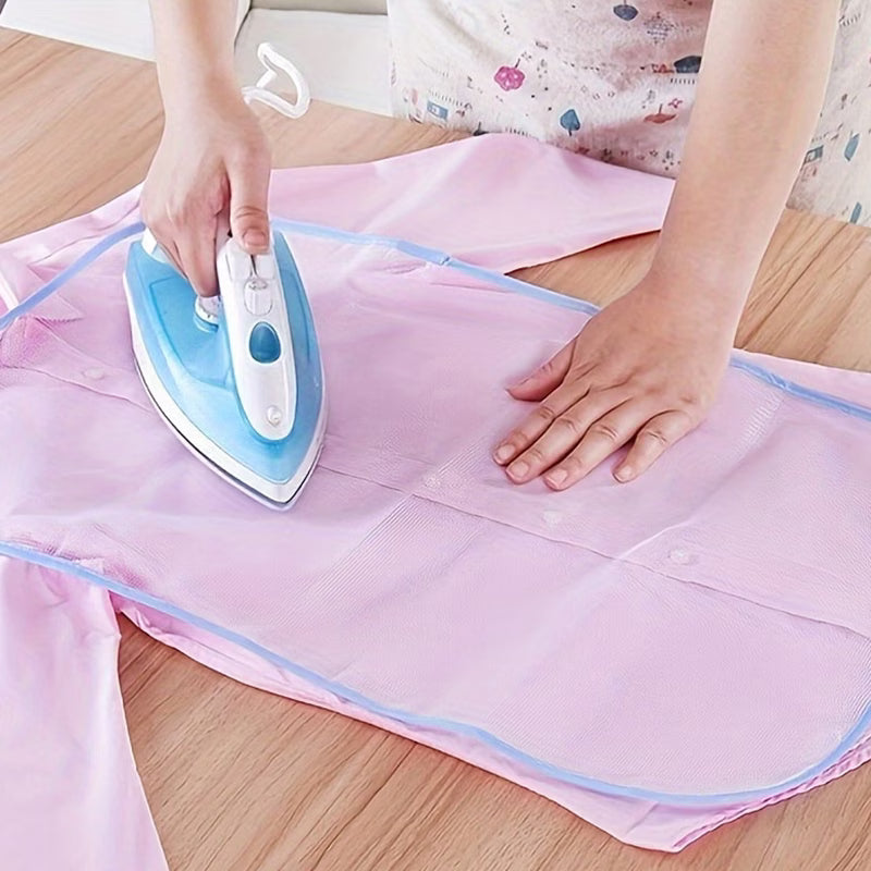 1pc High-Temperature Protective Ironing Cloth – Pressing Mesh Insulating Pad for Clothes