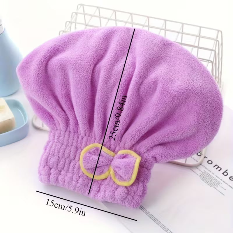 Women's Hair Towel Wrap – Quick-Dry Absorbent Hair Cap