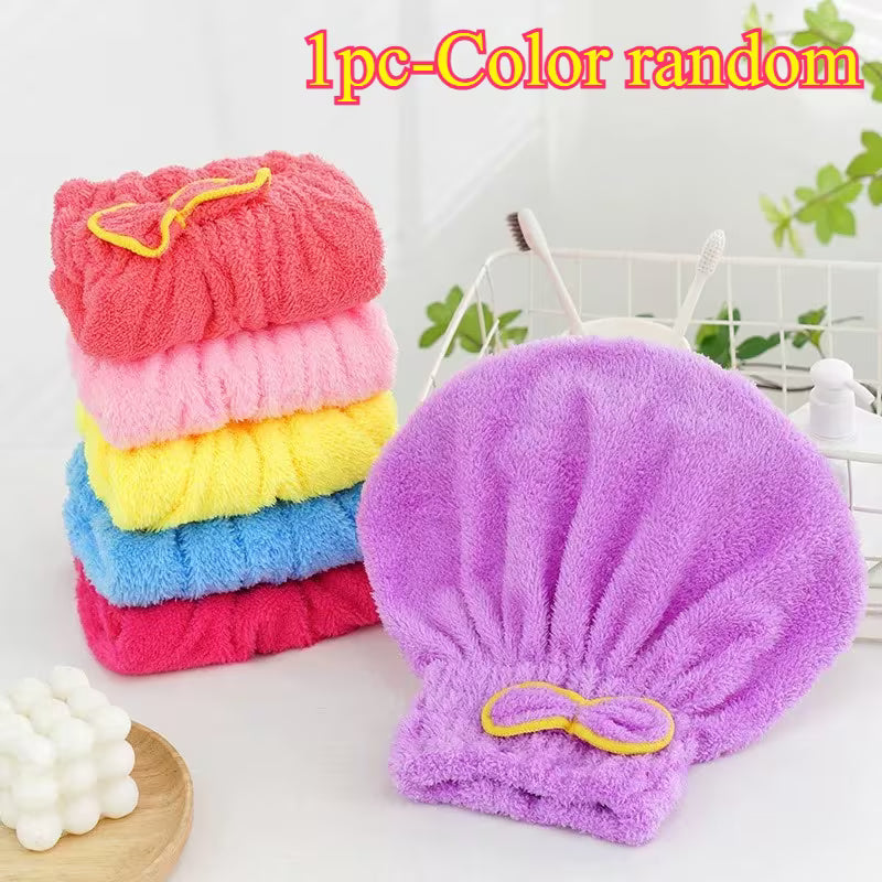 Women's Hair Towel Wrap – Quick-Dry Absorbent Hair Cap