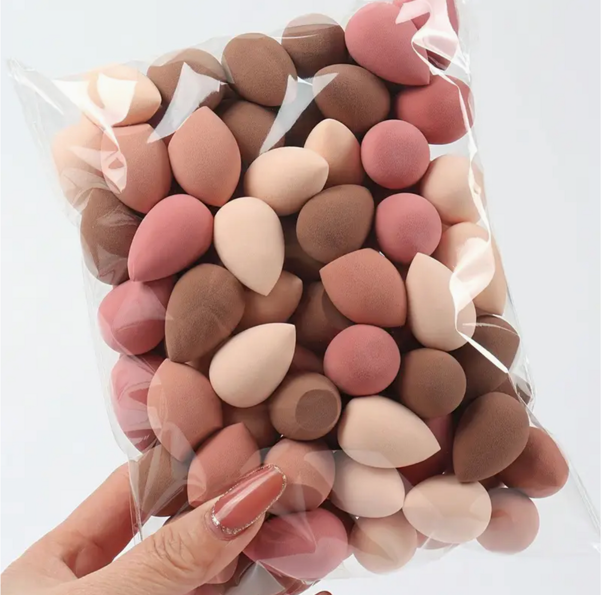 Mini Makeup Sponges – Pack of 10, Wet & Dry Use
