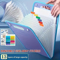 A4 Expanding File Folder – 13 Pocket Accordion Document Organiser