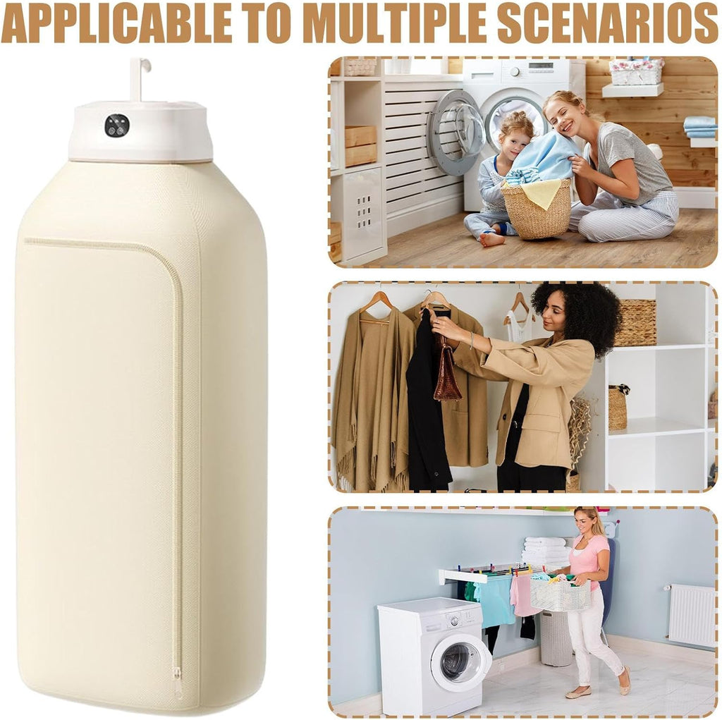 Portable Clothes Dryer Electric Mini Drying Machine With Timer And Dry Bag, Compact Laundry Dryer For Socks Underwear