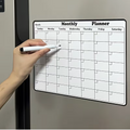 Magnetic Monthly Calendar – Reusable Fridge Planner Board