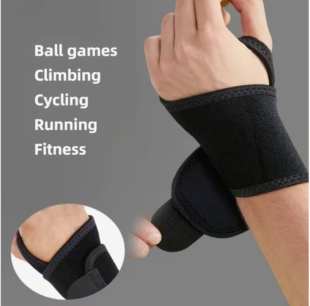 Weightlifting Wrist Wraps – Compression Gym Wristbands