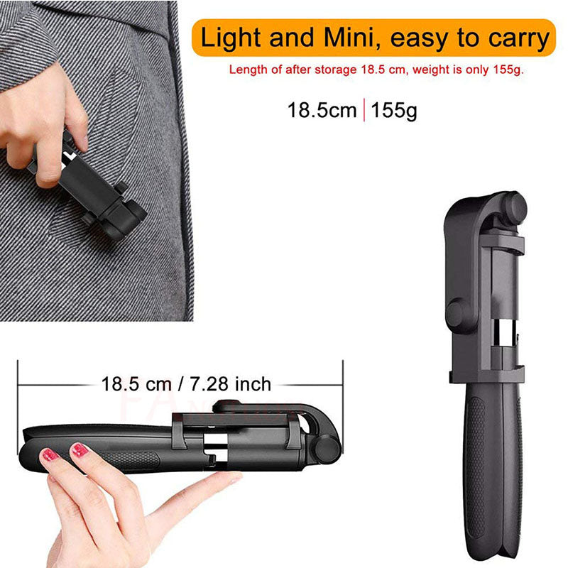 Tripod & Bluetooth Selfie Stick – Livestream Bracket – image 4