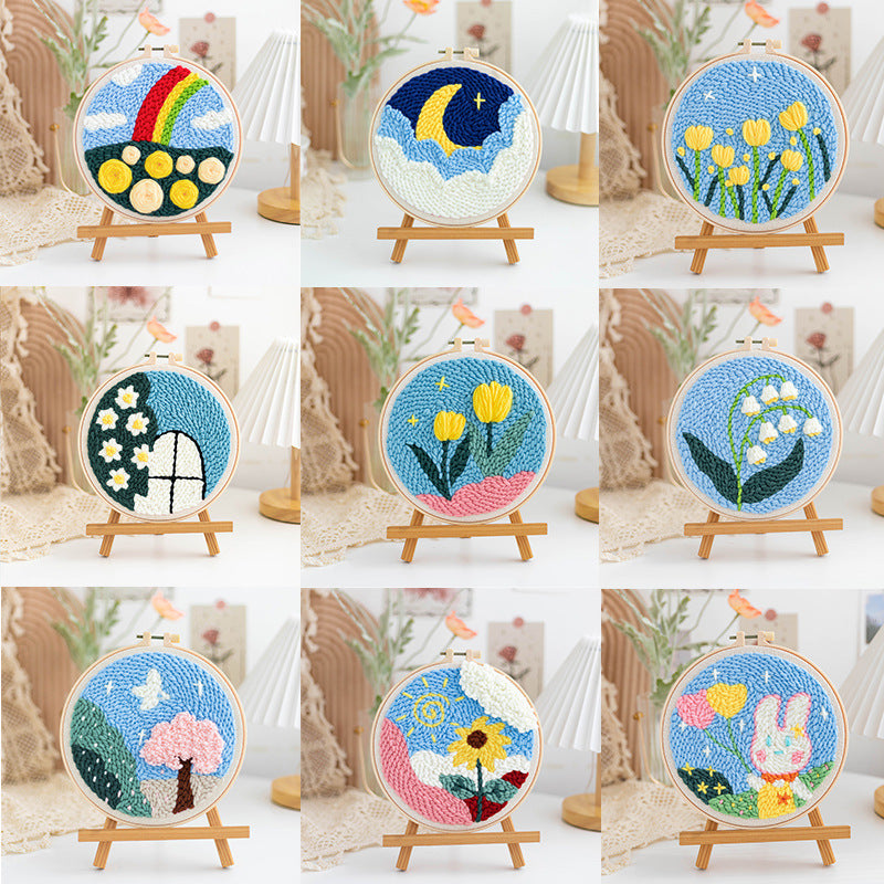 Handmade DIY Russian Wool Poke Embroidery Material – image 2