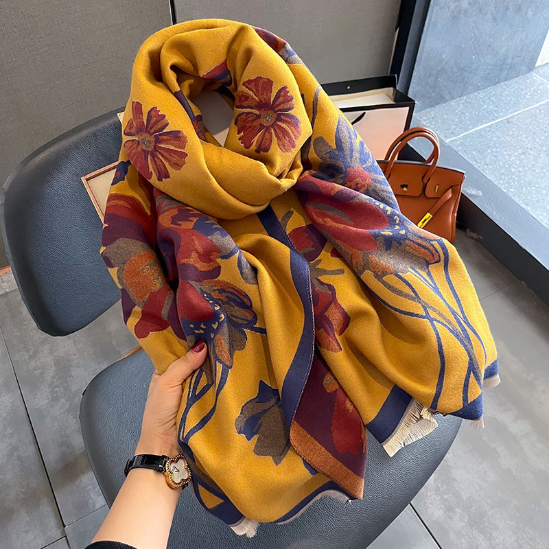 Double-Sided Thick Thermal Winter Scarf – image 3