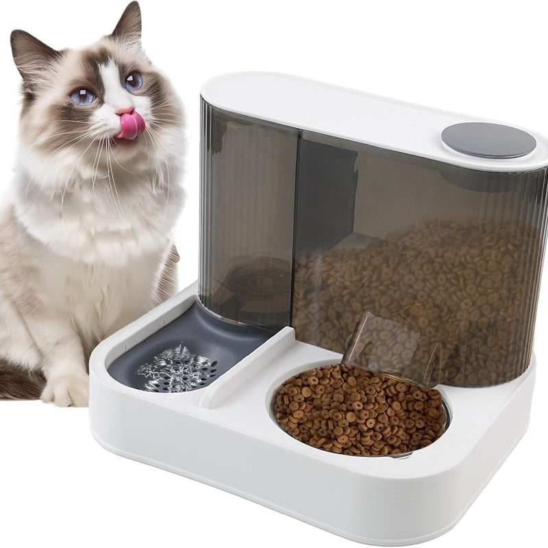 2 In 1 Automatic Cat Feeder Water Dispenser Dry Wet – image 7