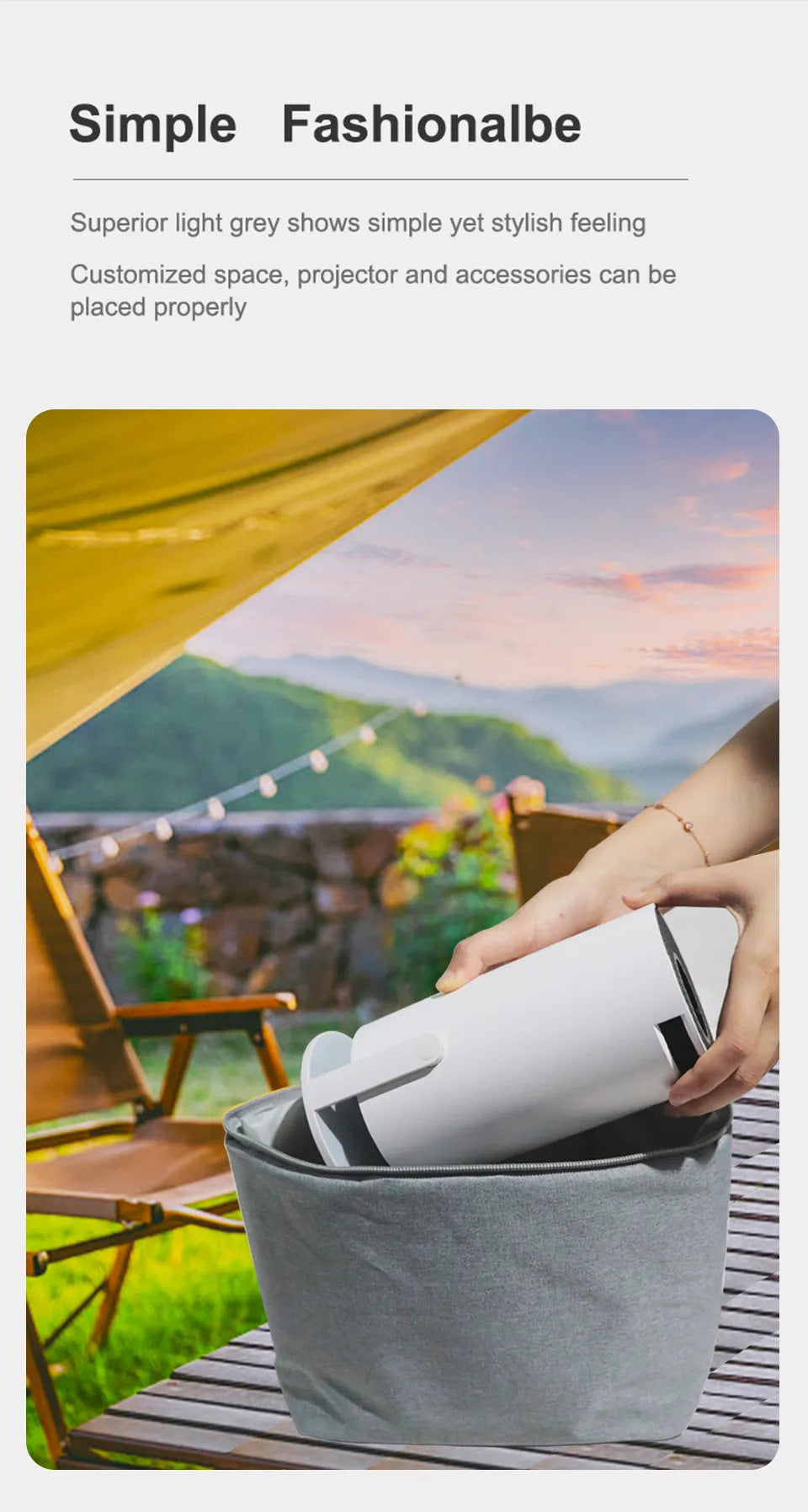 HY300 Projector Storage Portable Protective Storage Bag – image 8