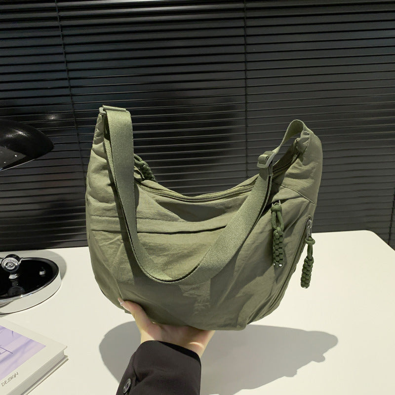 Nylon Washed Cloth Shoulder Bag Large-capacity – image 13