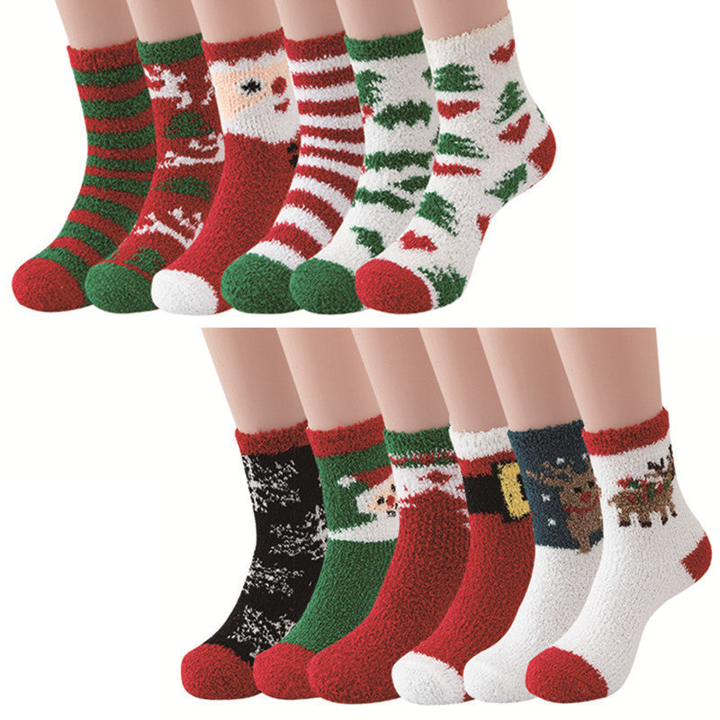 Christmas slipper socks - main image
