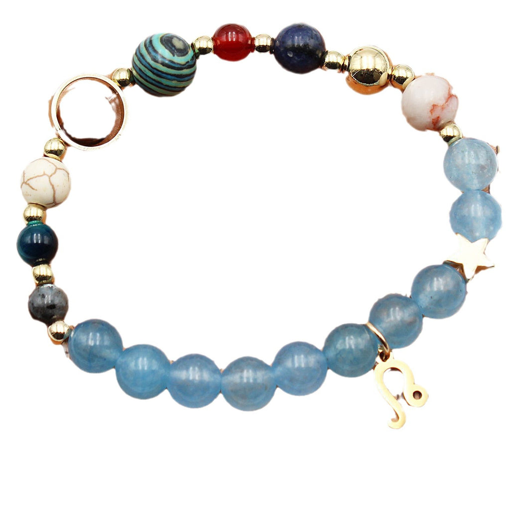 Twelve Constellations Bracelets Natural Stone Beaded – image 4
