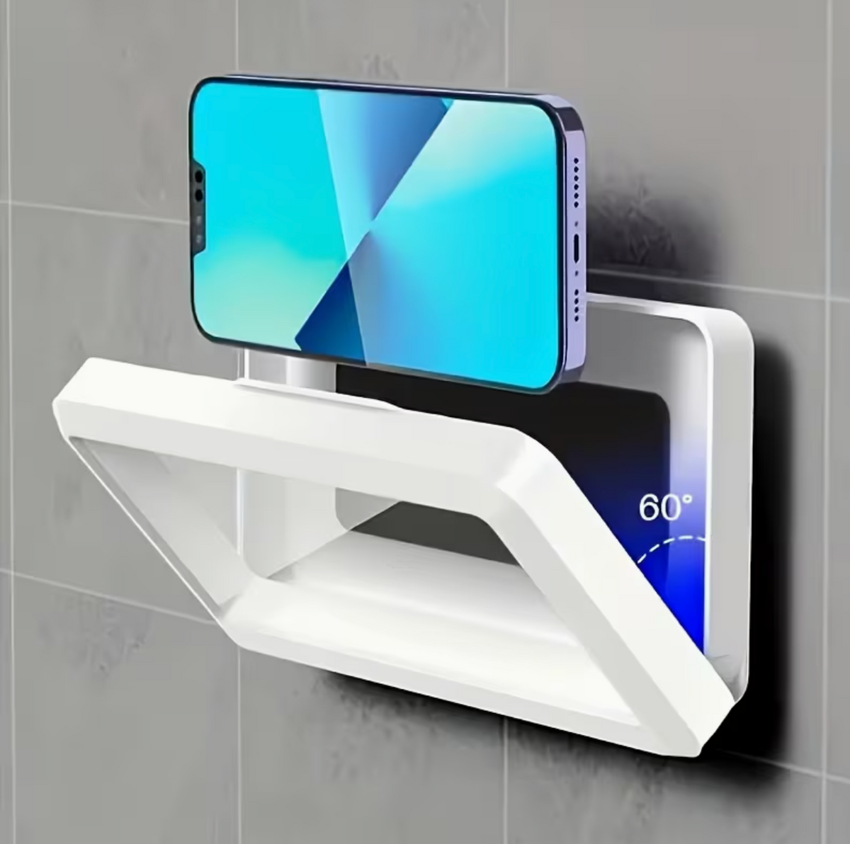 Shower Phone Holder – 360° Rotating Bathroom Phone Case