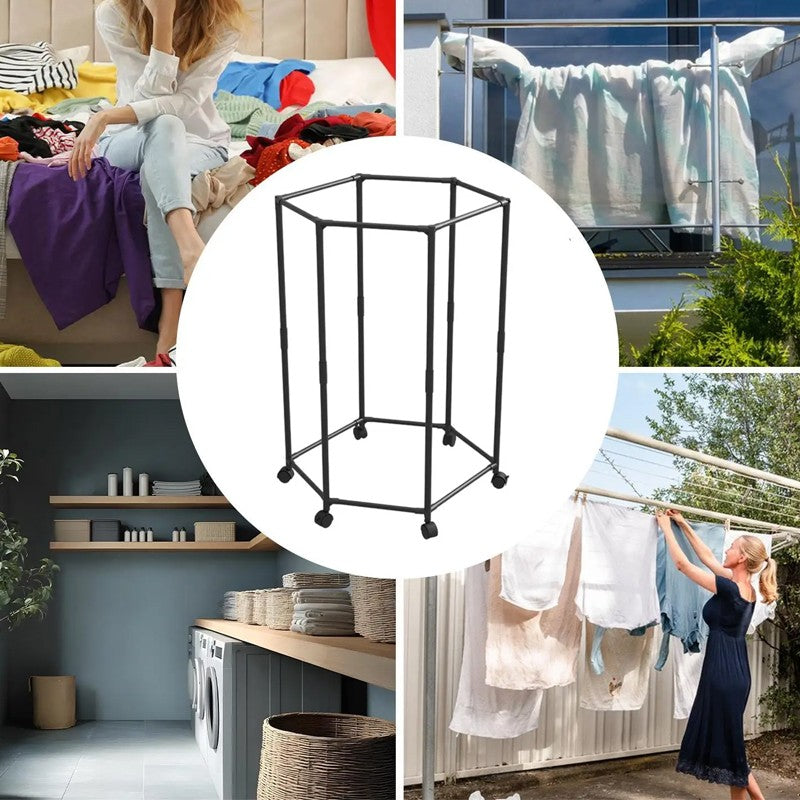360° Rotating Garment Rack with Wheels – image 6