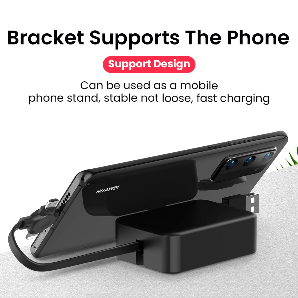 4-in-1 Retractable Charging Cable with Stand – image 4