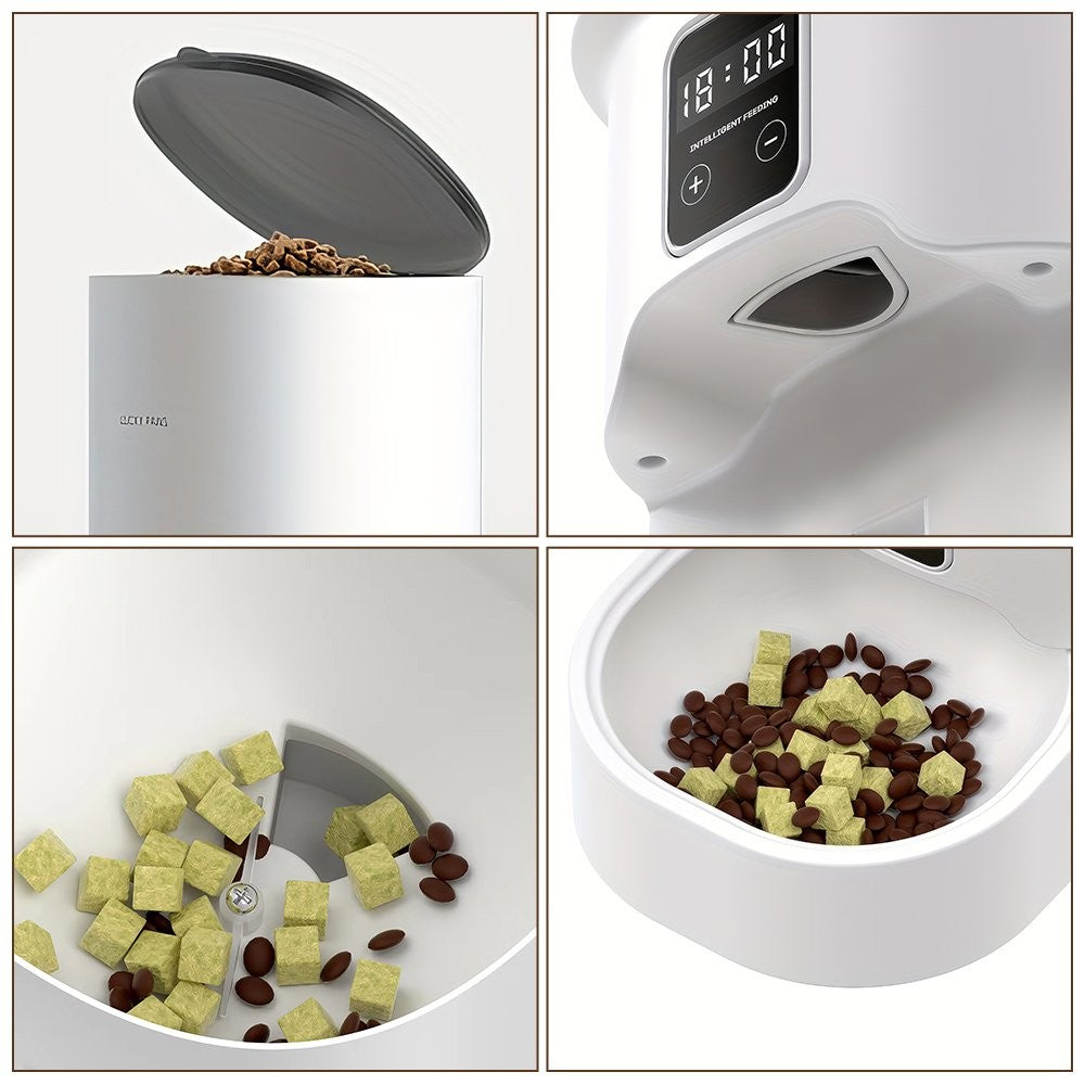 4L Pet Cat Feeder Automatic With Timer Food Dispenser – image 2