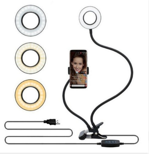 Adjustable LED Ring Light – Clamp-On Stand – image 8