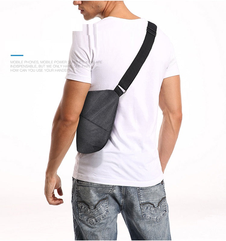 Digital Storage Canvas Chest Bag Crossbody – image 8