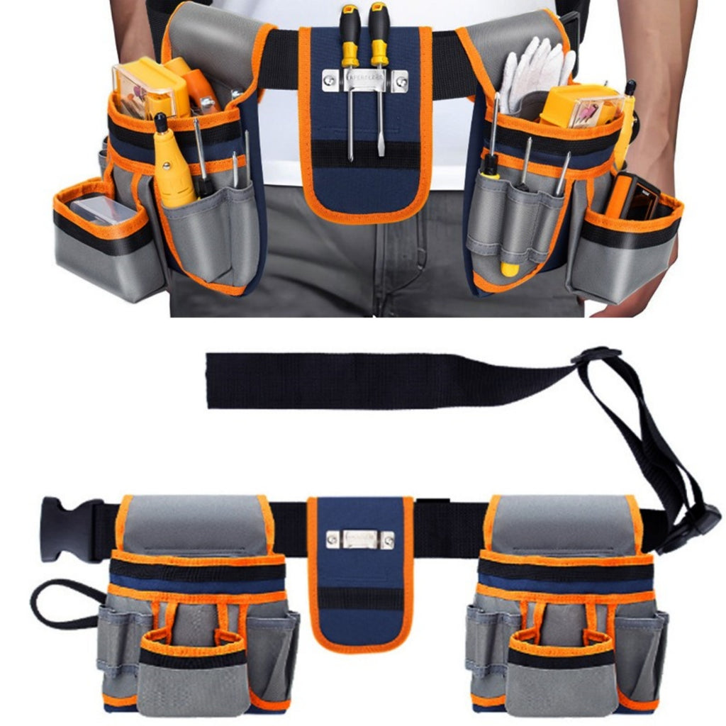 Double Tool Belt Pouch 12 Pocket Heavy Duty Joiners – image 9
