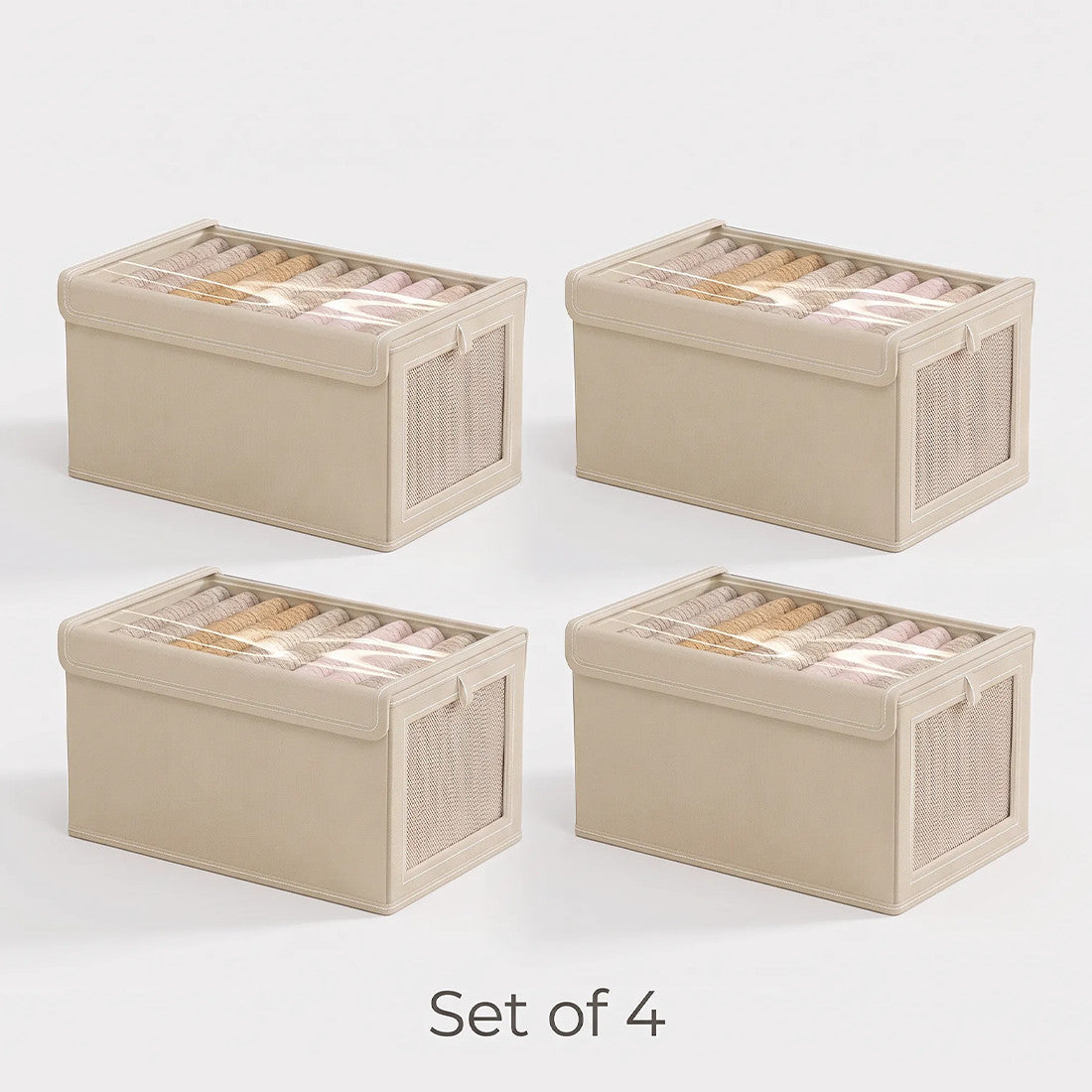 4-Piece Folding Storage Boxes – image 3