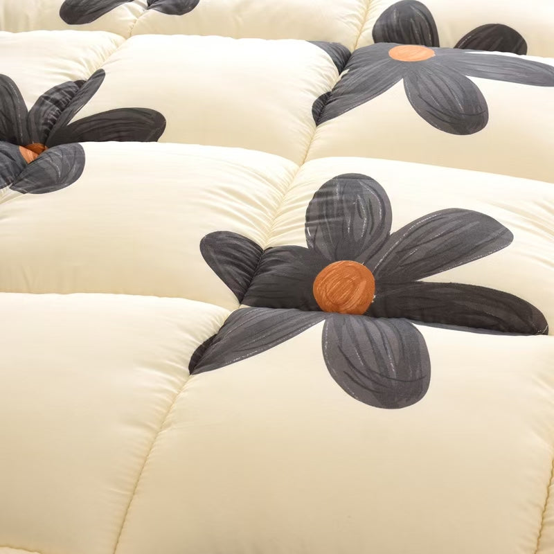 Lightweight Reversible Sherpa Comforter – Fluffy Winter Quilt – image 4