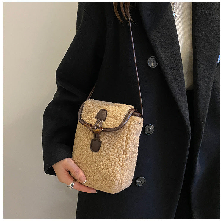 Teddy plush crossbody bag - image 8