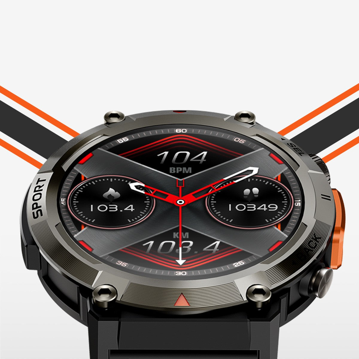 Outdoor Sports Smartwatch – Zinc Alloy Case – image 3