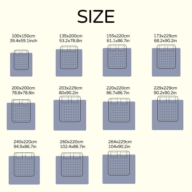 Thick Reversible Sherpa Duvet – Warm Winter Comforter Quilt – image 8