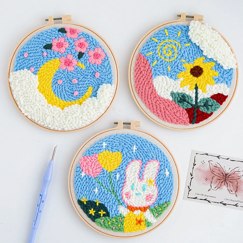Handmade DIY Russian Wool Poke Embroidery Material – image 3