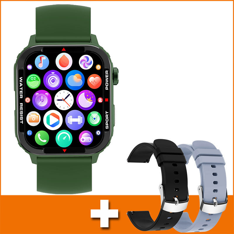 Bluetooth Sports Smartwatch – 1.85" Touchscreen with Metal Crown – image 8