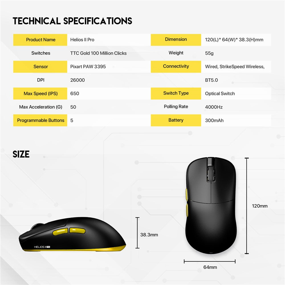 TEEVO Helios II Pro Wireless Gaming Mouse – image 11