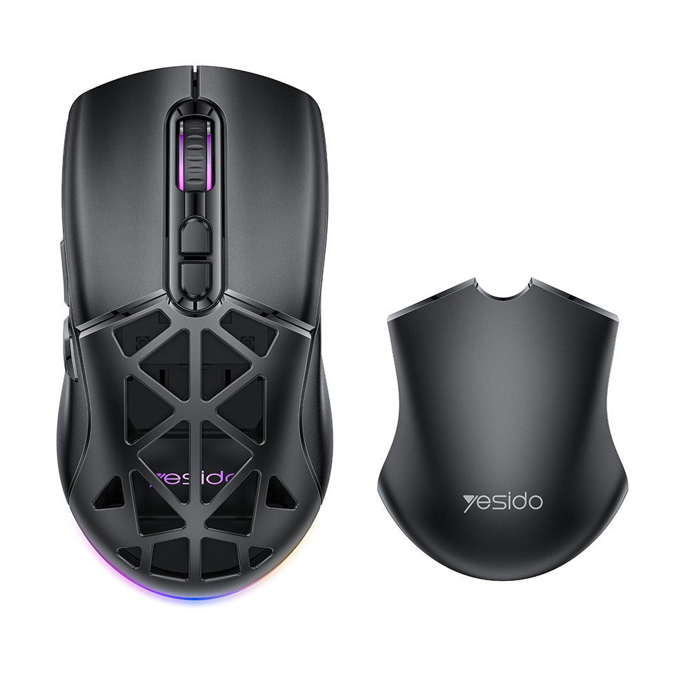 YESIDO KB46 Wireless Gaming Mouse 2.4G / Bluetooth-compatible / USB Wired Mouse with RGB Backlit