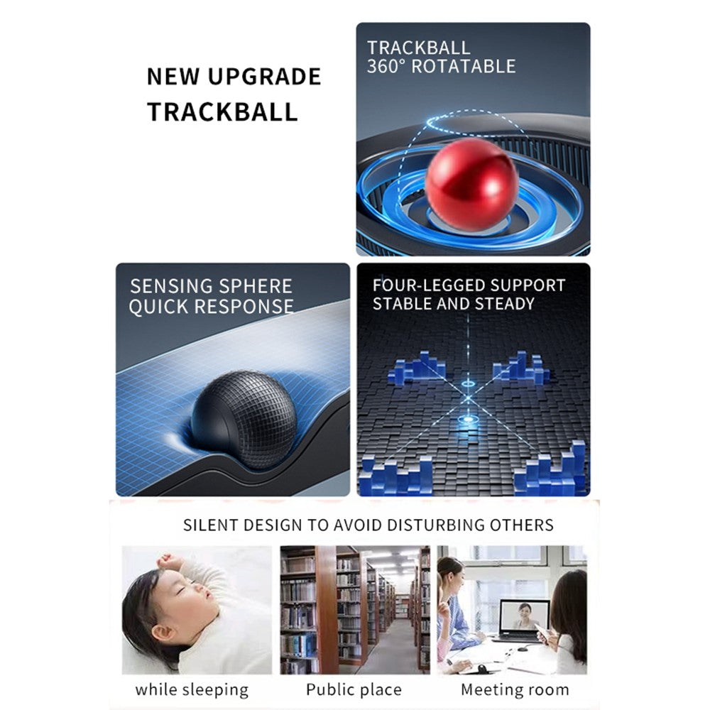 JOMAA JOM255 Wireless Trackball Mouse – image 9