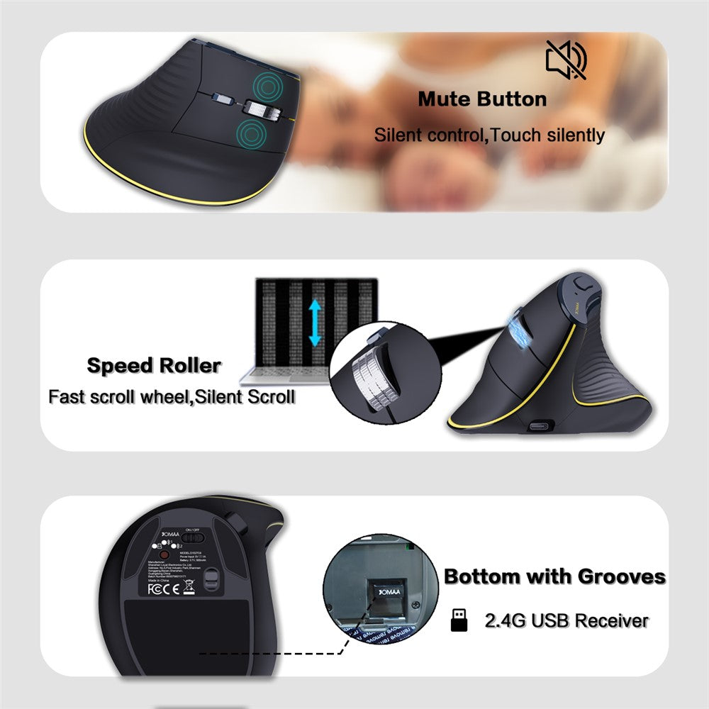 JOMAA JOM655 Silent Wireless Mouse – image 5