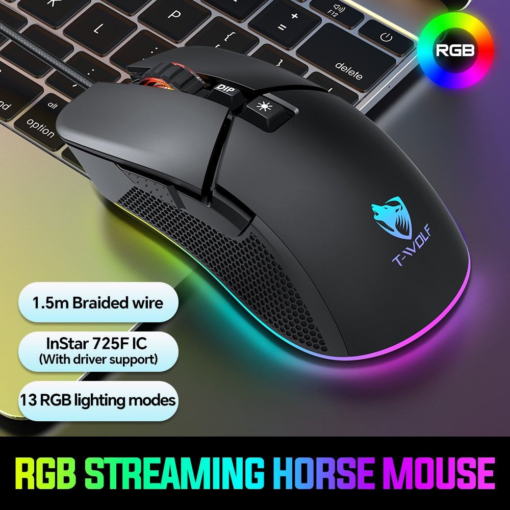 T-WOLF G590 Wired Gaming Mouse – image 2