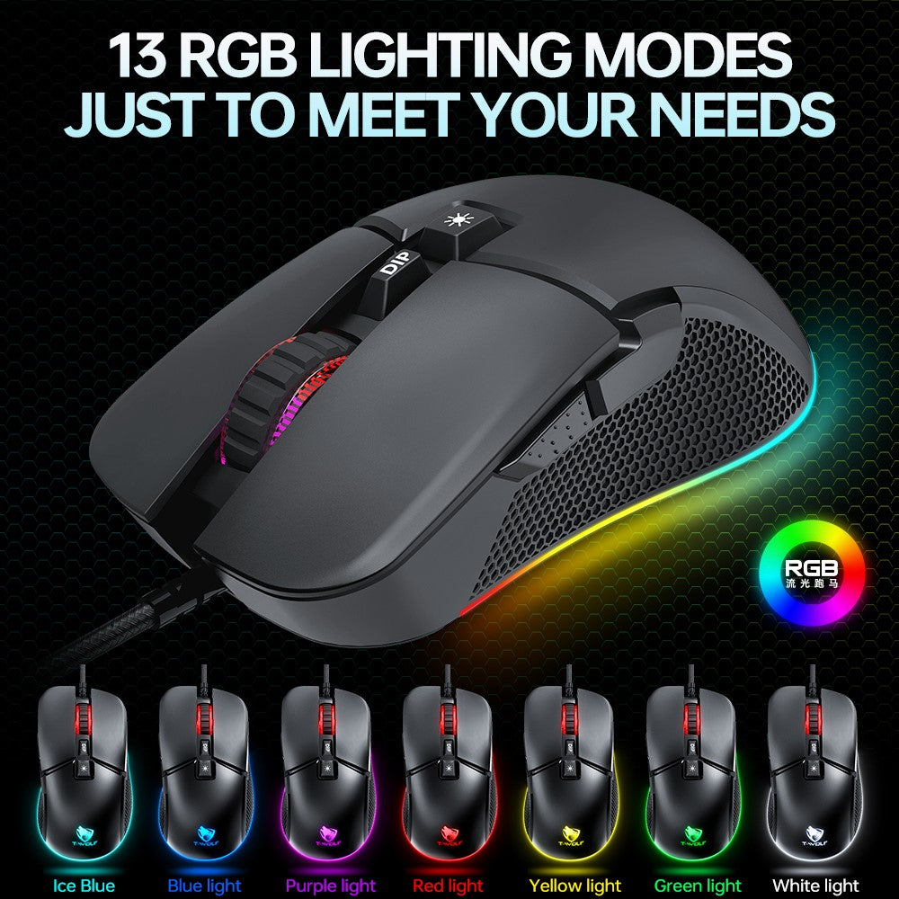T-WOLF G590 Wired Gaming Mouse – image 4
